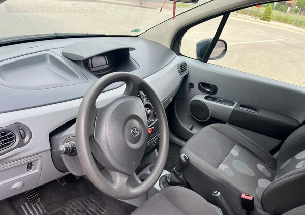 Renault Modus cena 10200 przebieg: 202698, rok produkcji 2009 z Swarzędz małe 121